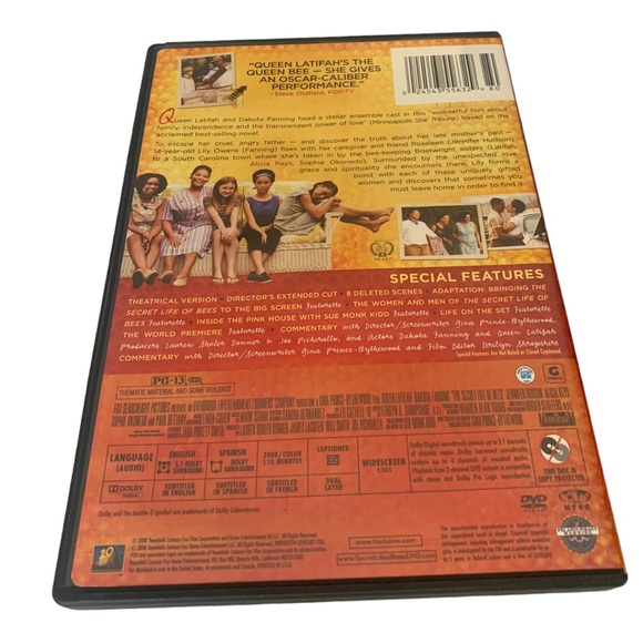 Media | 525 Secret Life Of Bees Dvd Movie Queen Latifah Alicia Keys